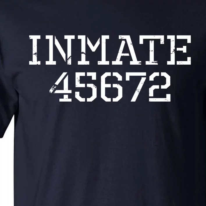 Inmate 45672 Jail Halloween Costume Tall T-Shirt