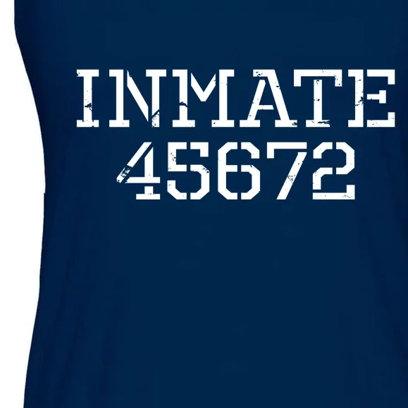 Inmate 45672 Jail Halloween Costume Ladies Essential Flowy Tank