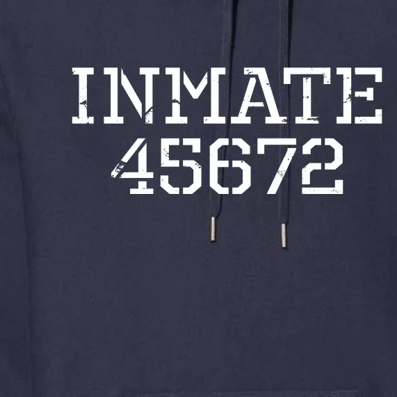 Inmate 45672 Jail Halloween Costume Premium Hoodie