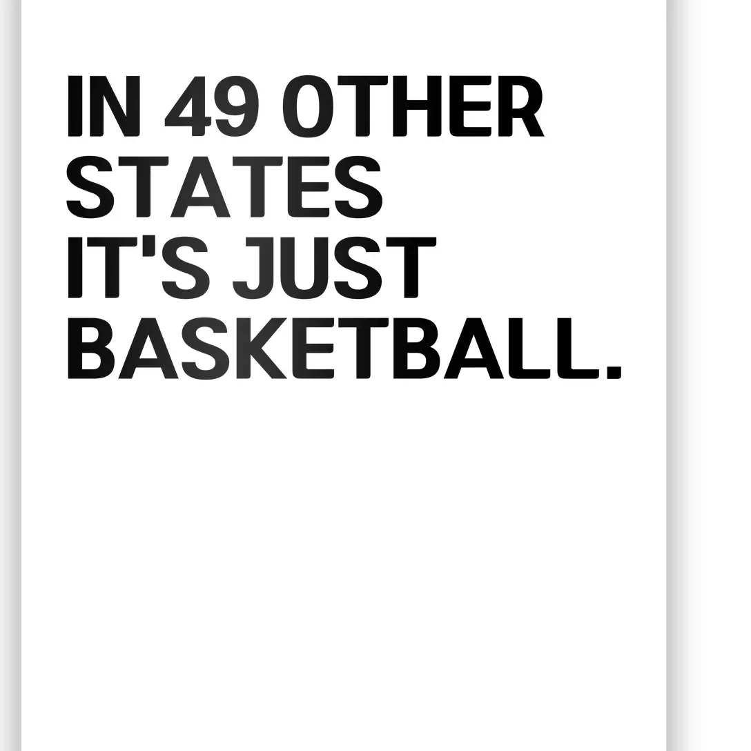 In 49 Other States It’s Just Basketball Poster