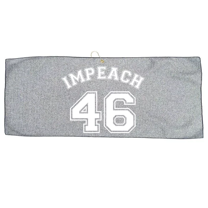 Impeach 46 Republican Antibiden Joe Biden Gift Large Microfiber Waffle Golf Towel