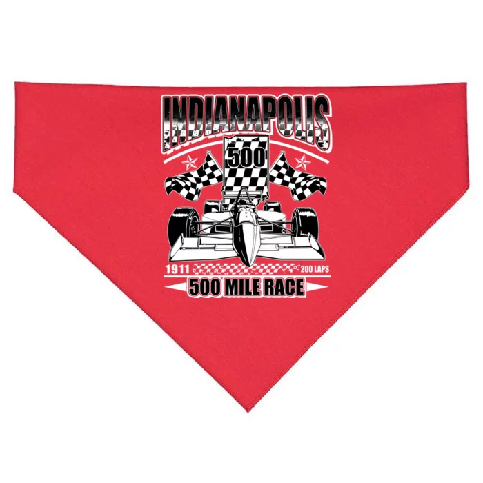 Indianapolis 500 Mile Race Formula Racing Race Car USA-Made Doggie Bandana