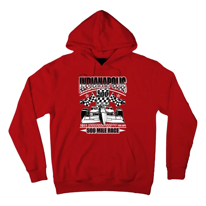 Indianapolis 500 Mile Race Formula Racing Race Car Hoodie