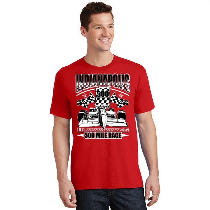 Indianapolis 500 Mile Race Formula Racing Race Car T-Shirt