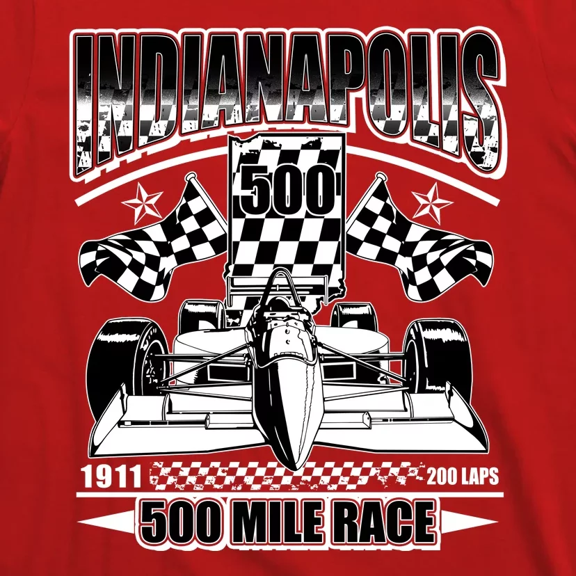 Indianapolis 500 Mile Race Formula Racing Race Car T-Shirt