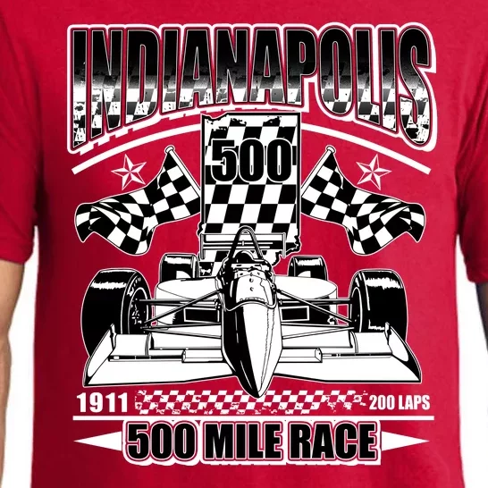 Indianapolis 500 Mile Race Formula Racing Race Car Pajama Set