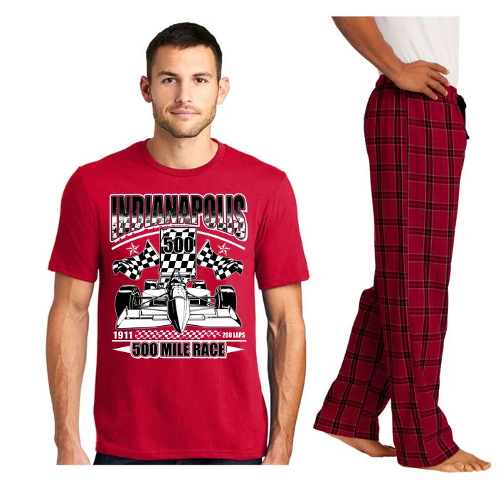 Indianapolis 500 Mile Race Formula Racing Race Car Pajama Set