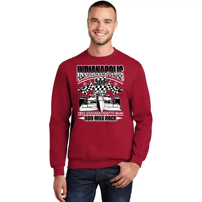 Indianapolis 500 Mile Race Formula Racing Race Car Tall Sweatshirt