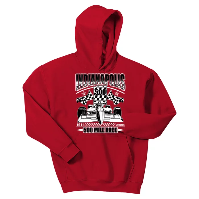 Indianapolis 500 Mile Race Formula Racing Race Car Kids Hoodie