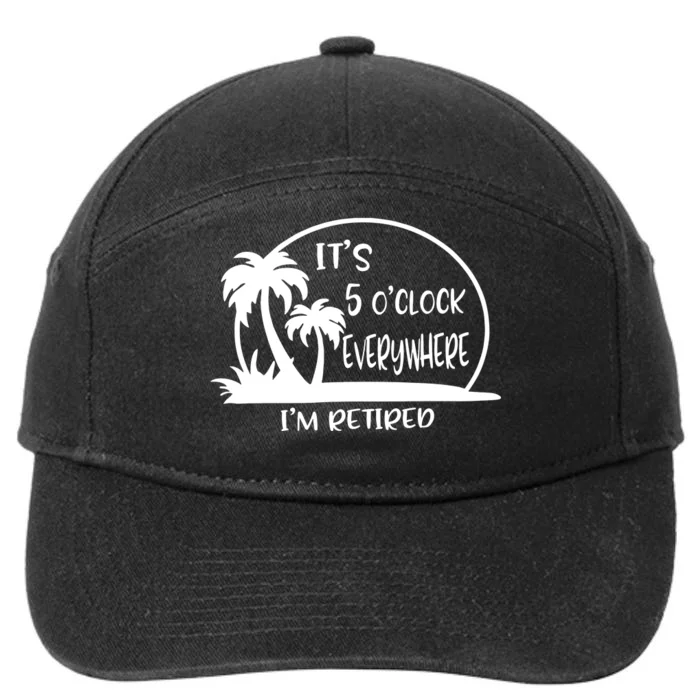 ItS 5 OClock Everywhere IM Retired 7-Panel Snapback Hat