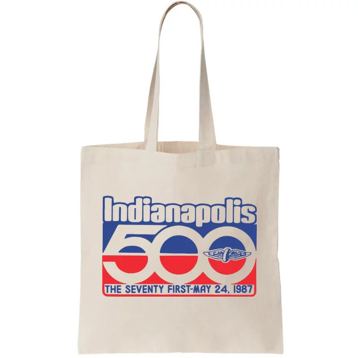 Indianapolis 500 The Seventy First May 24 1987 Tote Bag