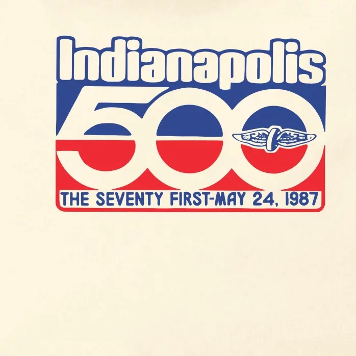 Indianapolis 500 The Seventy First May 24 1987 Zip Tote Bag