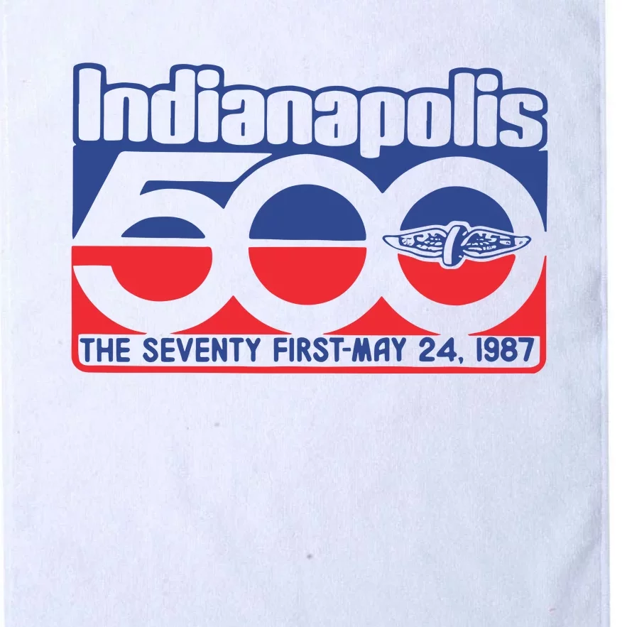 Indianapolis 500 The Seventy First May 24 1987 Platinum Collection Golf Towel