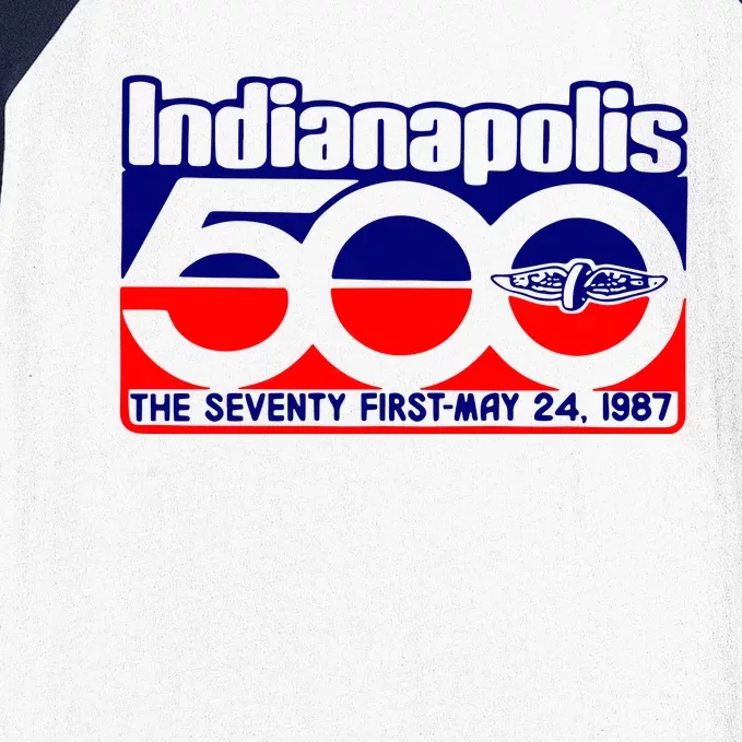 Indianapolis 500 The Seventy First May 24 1987 Baseball Sleeve Shirt