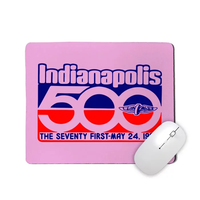 Indianapolis 500 The Seventy First May 24 1987 Mousepad