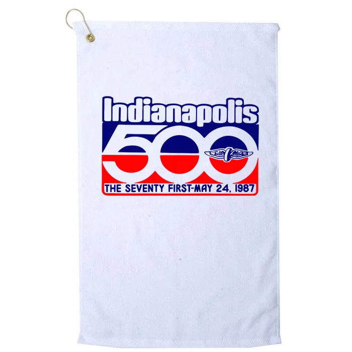 Indianapolis 500 The Seventy First May 24 1987 Platinum Collection Golf Towel