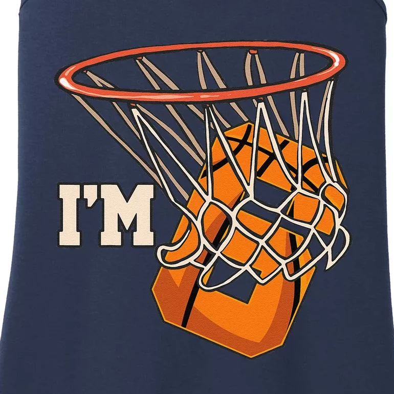 IM 6 Basketball Theme Birthday Party Celebration 6th Ladies Essential Tank