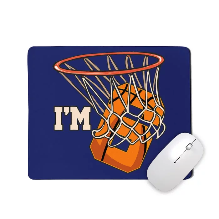 IM 6 Basketball Theme Birthday Party Celebration 6th Mousepad