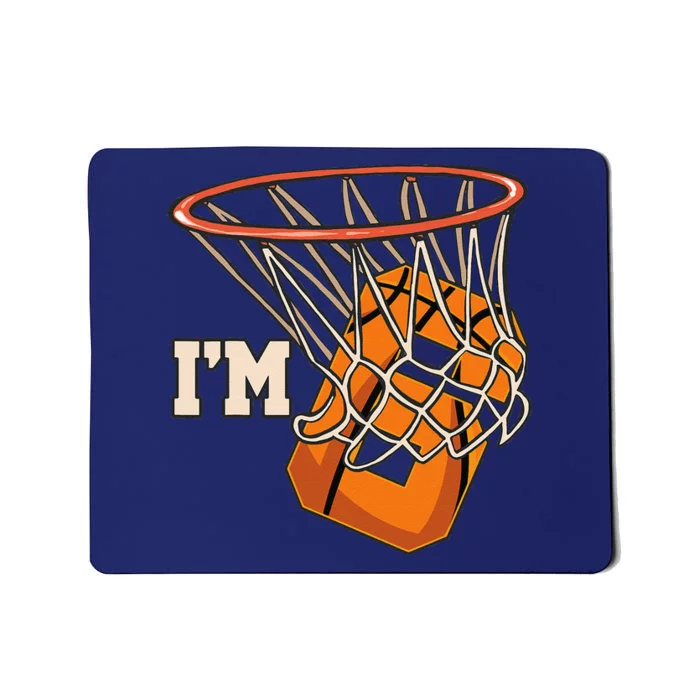 IM 6 Basketball Theme Birthday Party Celebration 6th Mousepad