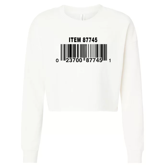 Item 87745 Cropped Pullover Crew