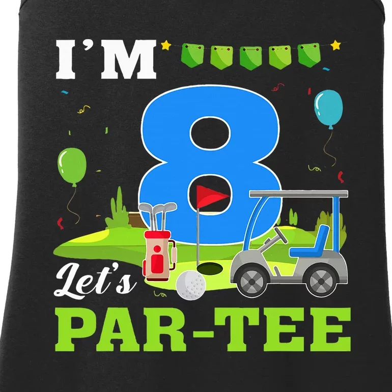 IM 8 LetS Par Birthday Golf 8th Party Sport Ladies Essential Tank