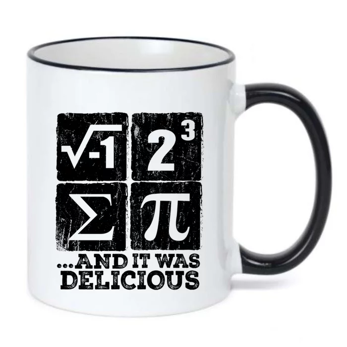 I 8 Sum Pi Meaningful Gift Funny I Ate Some Pie Meaningful Gift Pi Day Nerd Geek Black Color Changing Mug