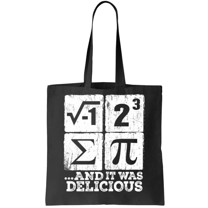 I 8 Sum Pi Funny I Ate Some Pie Pi Day Math Nerd Geek Tote Bag