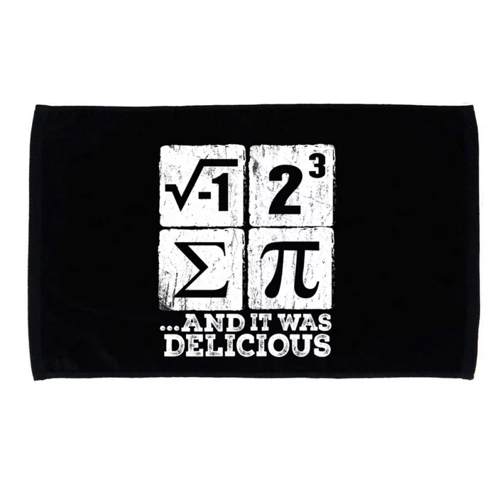 I 8 Sum Pi Funny I Ate Some Pie Pi Day Math Nerd Geek Microfiber Hand Towel