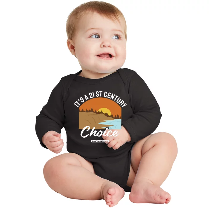 Its A 21st Century Baby Long Sleeve Bodysuit