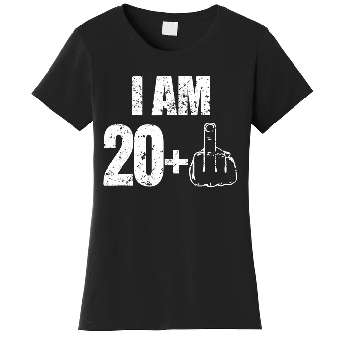 I am 20 plus 1 funny 21st birthday saying Women's T-Shirt