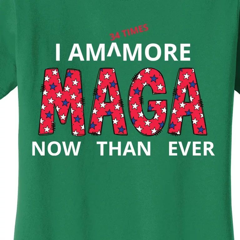 I Am 34 Times More Maga Now Than Ever Apparel Women's T-Shirt