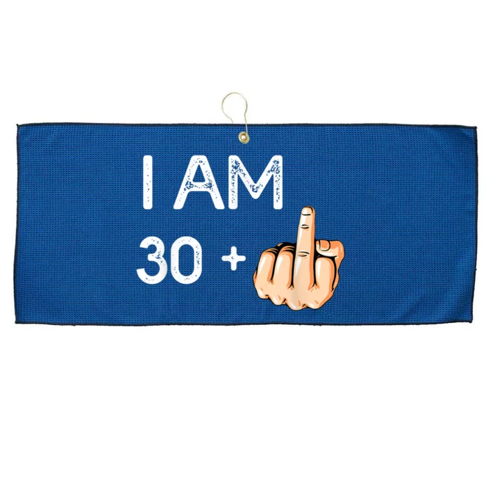 I Am 30 Plus 1 Funny 31st Birthday Gift Born In 1988 Large Microfiber Waffle Golf Towel