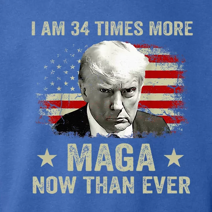 I Am 34 Times More Maga Now Than Ever Trump Toddler Hoodie