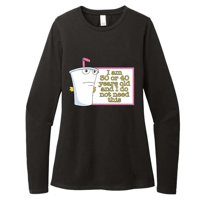 I Am 30 Or 40 Years Old And I Do Not Need This Womens CVC Long Sleeve Shirt