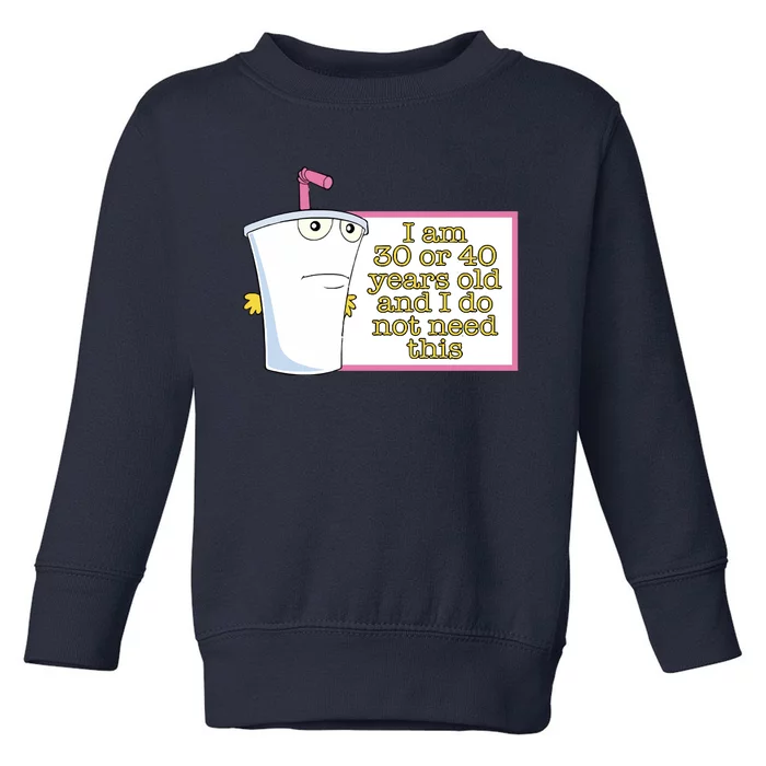 I Am 30 Or 40 Years Old And I Do Not Need This Toddler Sweatshirt