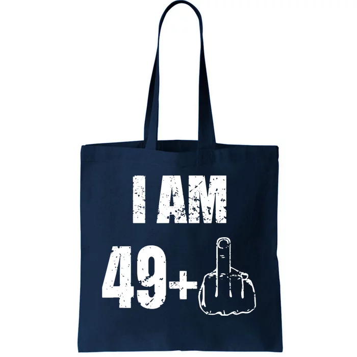 I Am 50 49 Plus One Funny 50th Birthday 1967 Tote Bag