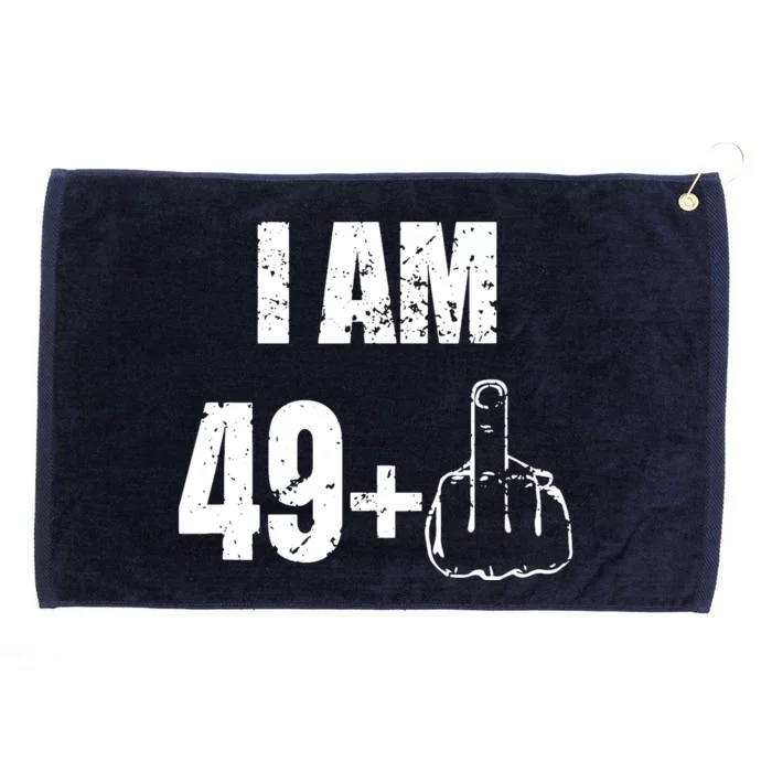 I Am 50 49 Plus One Funny 50th Birthday 1967 Grommeted Golf Towel