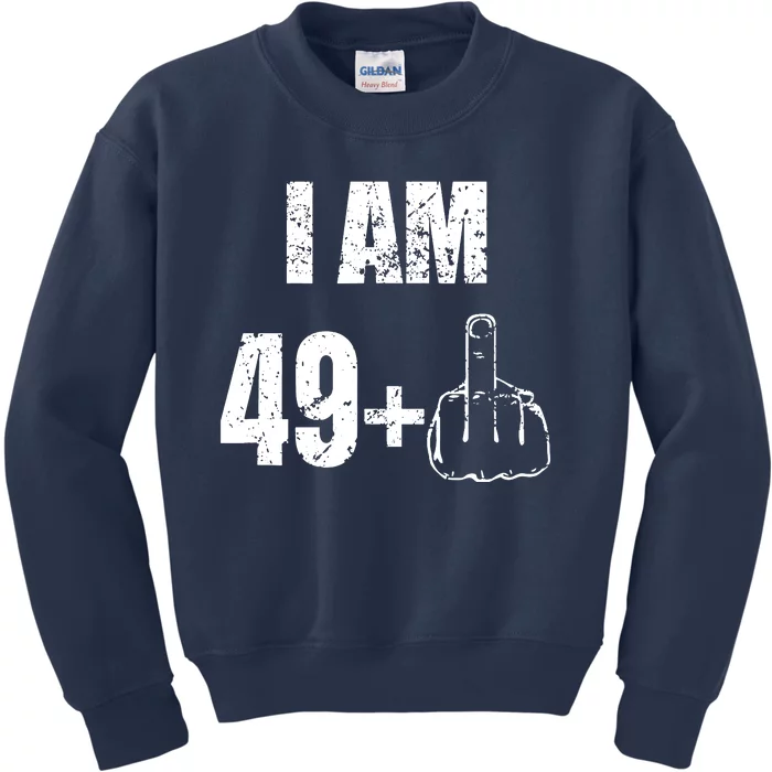 I Am 50 49 Plus One Kids Sweatshirt