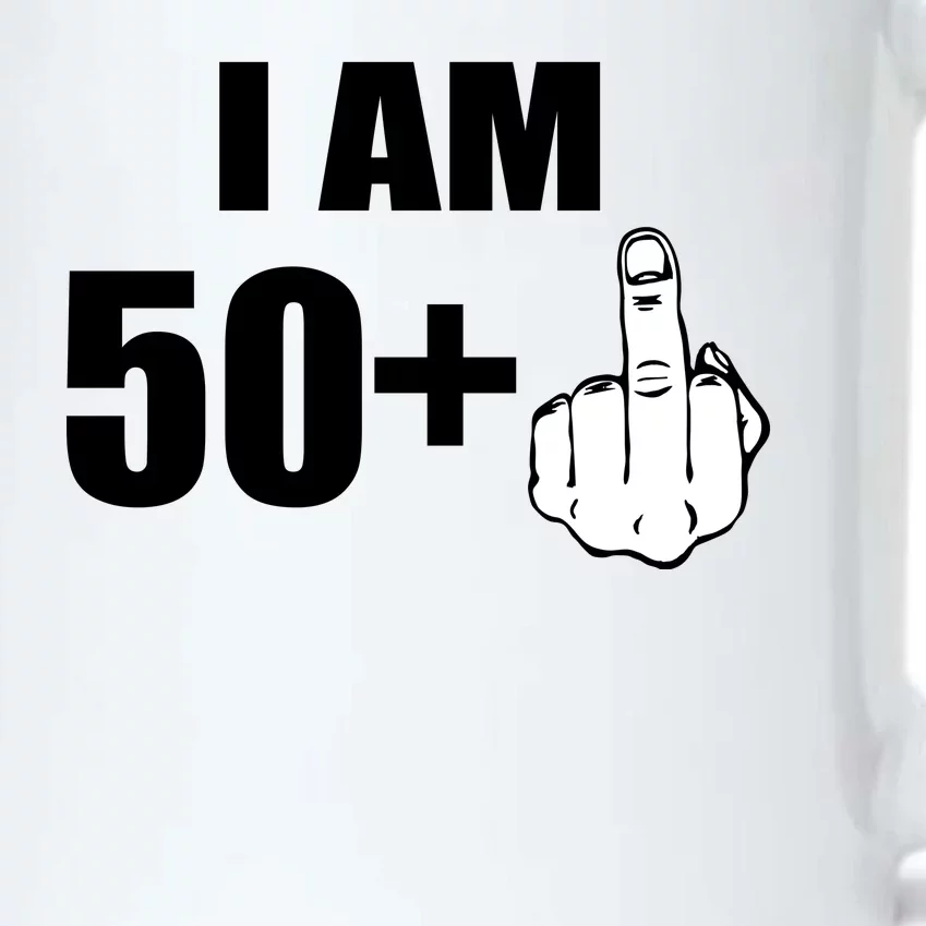 I Am 51 Middle Finger Funny 51st Birthday Black Color Changing Mug