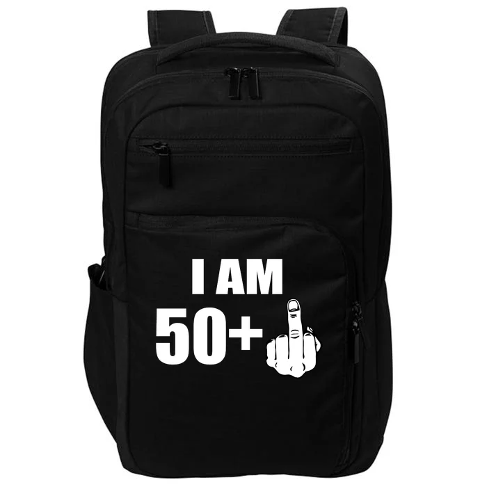 I Am 51 Middle Finger Funny 51st Birthday Impact Tech Backpack