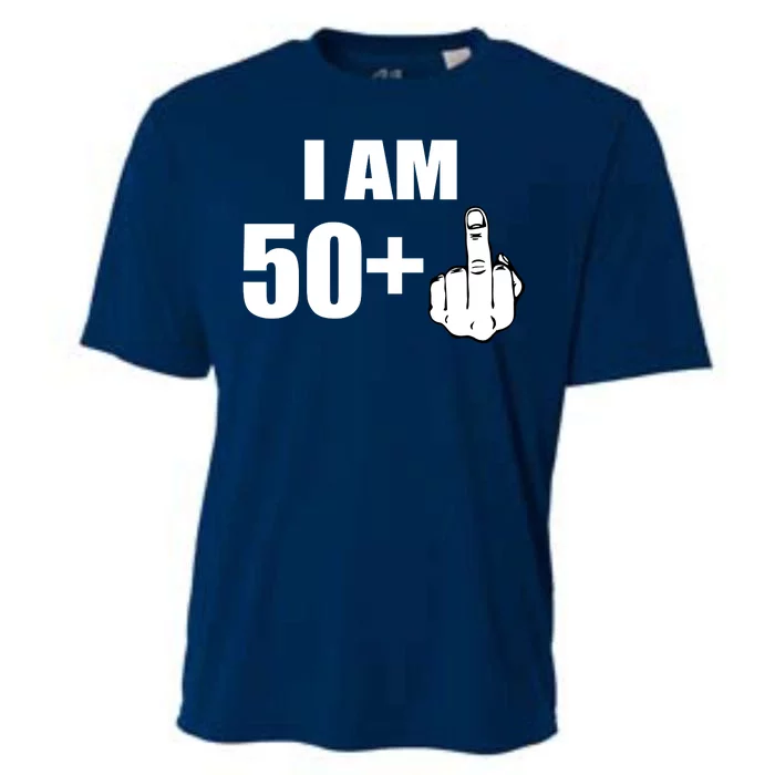 I Am 51 Middle Finger Funny 51st Birthday Cooling Performance Crew T-Shirt