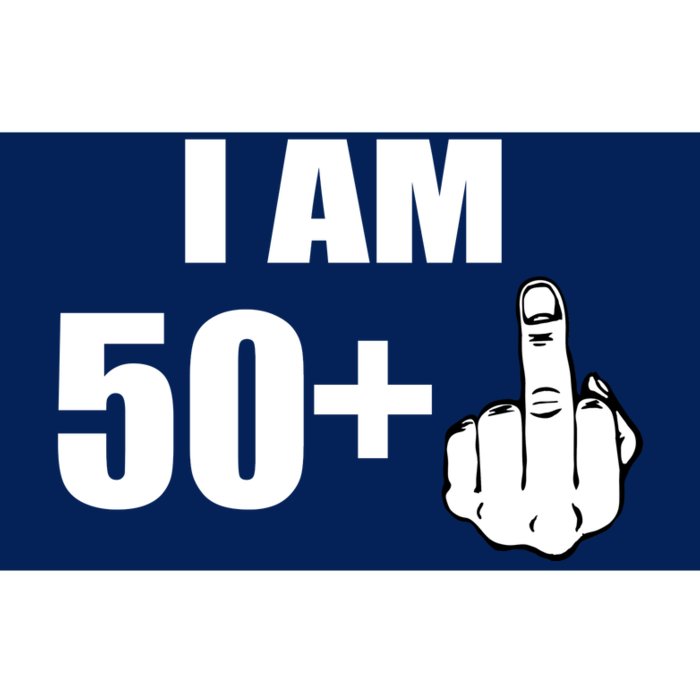 I Am 51 Middle Finger Funny 51st Birthday Bumper Sticker