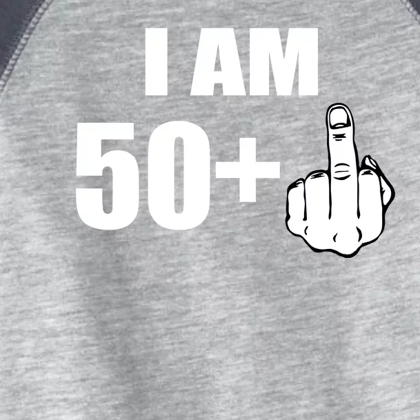 I Am 51 Middle Finger Funny 51st Birthday Toddler Fine Jersey T-Shirt