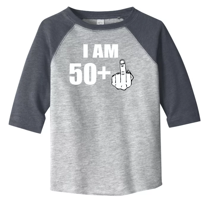 I Am 51 Middle Finger Funny 51st Birthday Toddler Fine Jersey T-Shirt