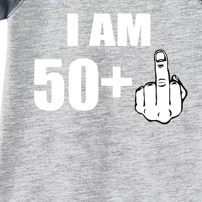 I Am 51 Middle Finger Funny 51st Birthday Infant Baby Jersey Bodysuit