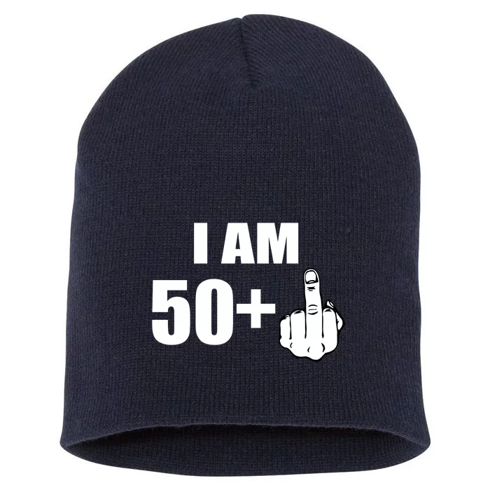 I Am 51 Middle Finger Funny 51st Birthday Short Acrylic Beanie