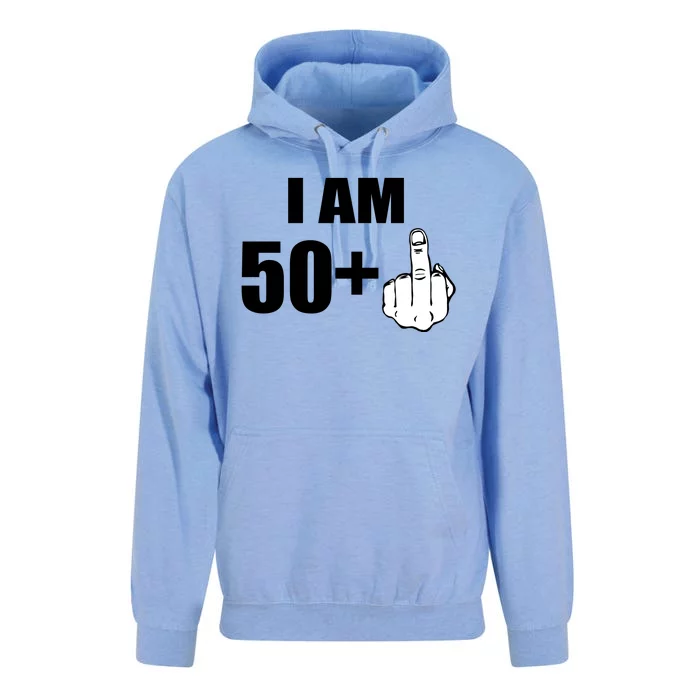 I Am 51 Middle Finger Funny 51st Birthday Unisex Surf Hoodie