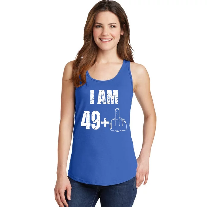 I Am 50, 49 Plus One Funny 50th Birthday 1967 Ladies Essential Tank