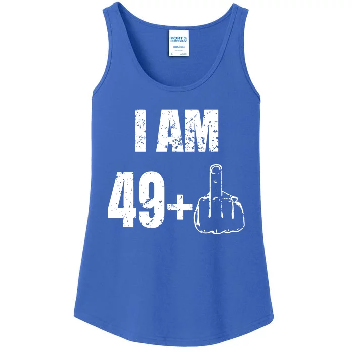 I Am 50, 49 Plus One Funny 50th Birthday 1967 Ladies Essential Tank