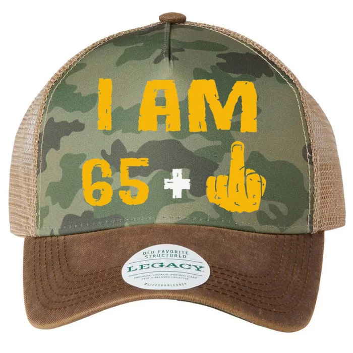 I Am 65 Plus 1 Middle Finger 66th Birthday Gift 66 Years Old Legacy Tie Dye Trucker Hat